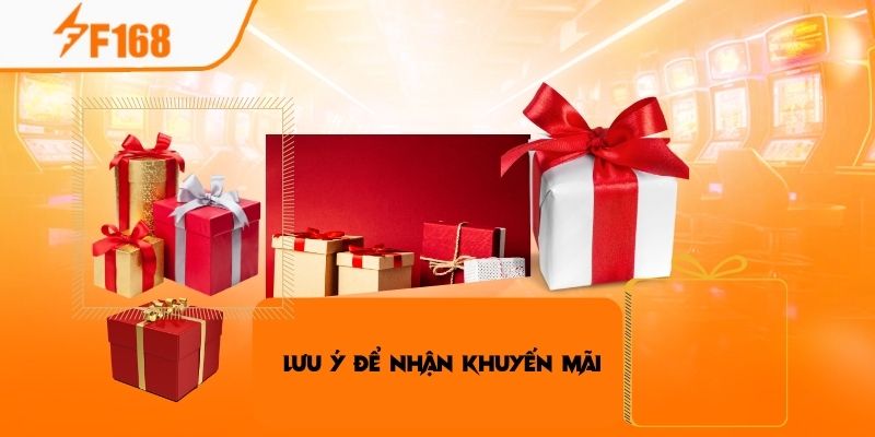 Lưu ý thực hiện để nhận khuyến mãi